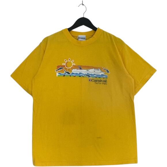 Vintage Carnival Cruise Ship Tee Large - Picture 1 of 7